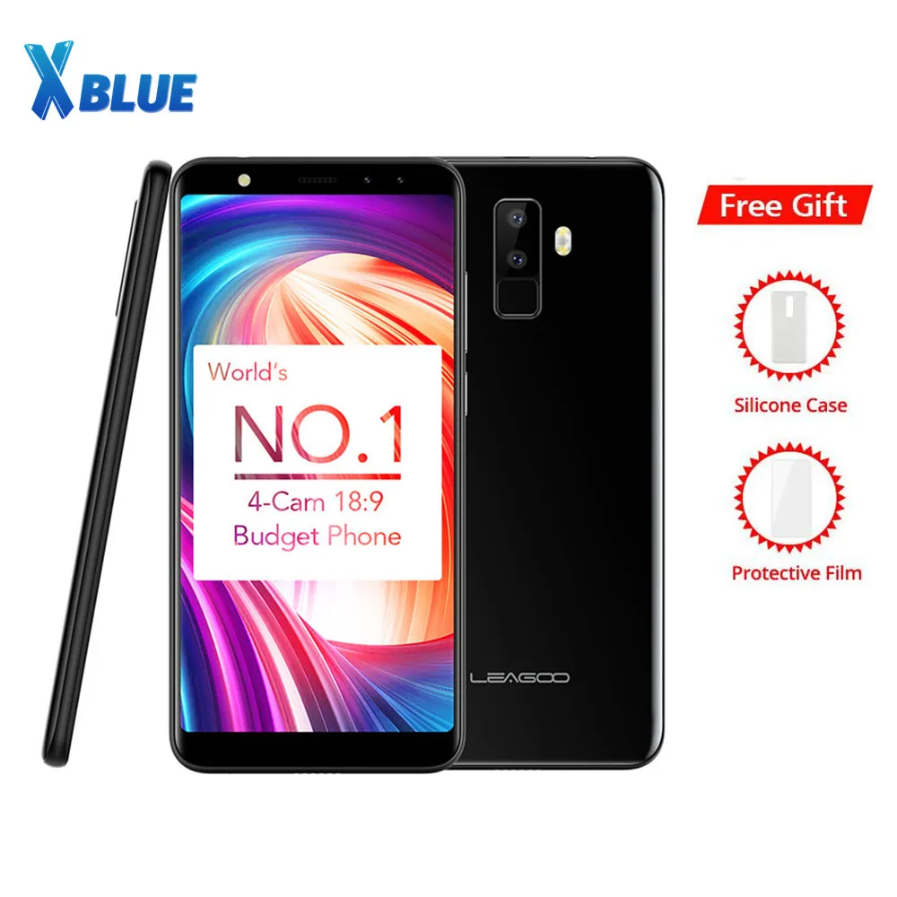 LEAGOO M9 мобильный телефон с 5 5-дюймовым дисплеем четырёхъядерным процессором MT6580A