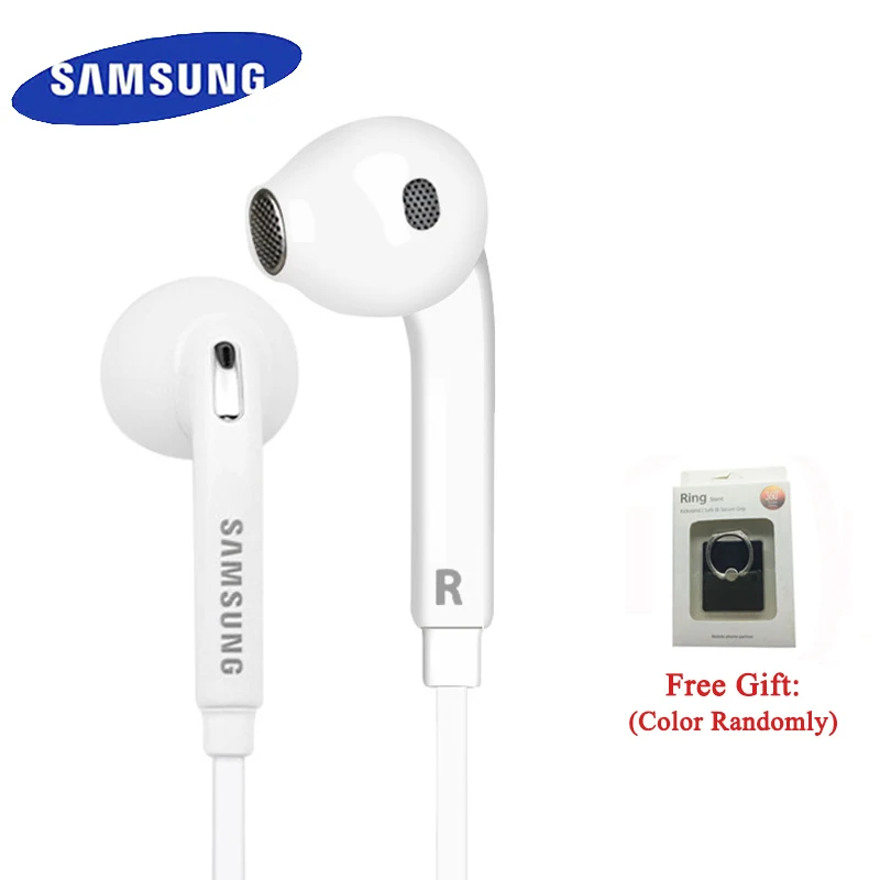 

SAMSUNG Original EO-EG920BW Earphones Wired 3.5mm with Mic 1.2m In-ear Stereo Sport Earphones for Samsung S8 S8Edge Free Gift