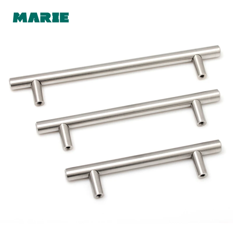 cabinet knobs handle Furniture handle pull for cabinets kitchen furniture cupboard drawer stainless steel knobs T Bar