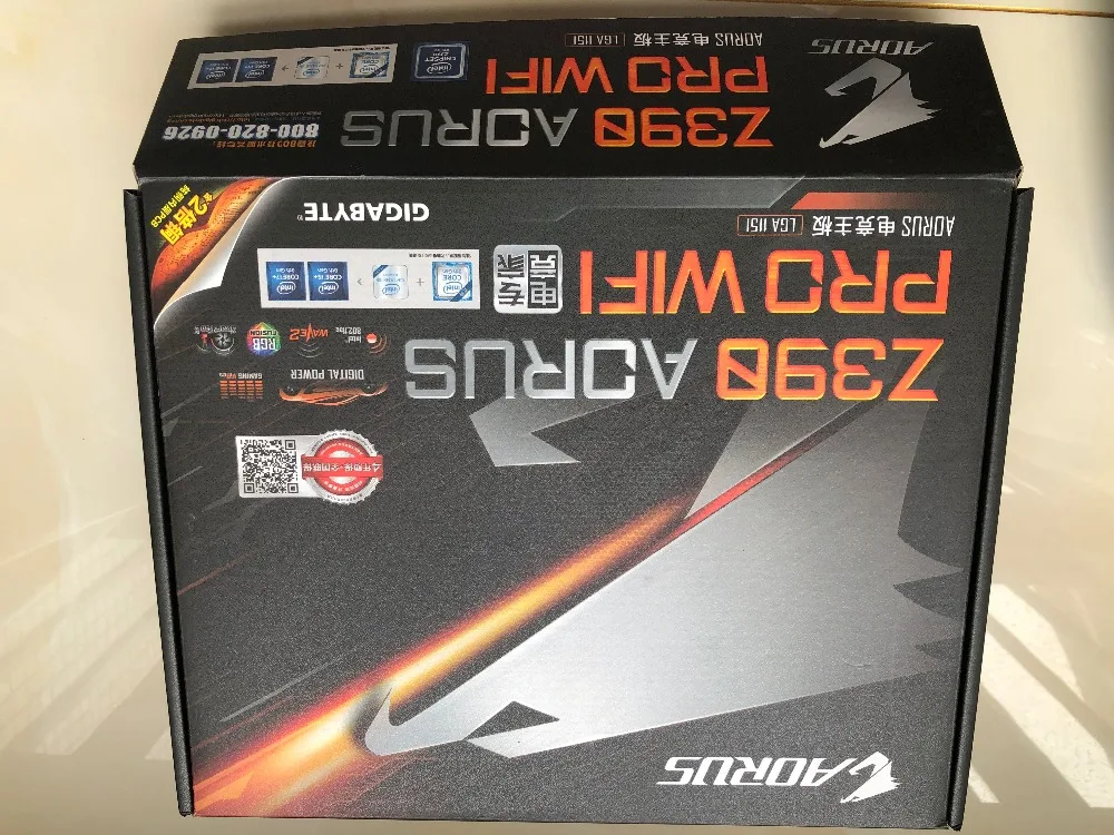 Новинка Материнская плата Gigabyte Z390 AORUS PROWIFI LGA 1151 DDR4 DVI VGA HDMI B360 материнская для