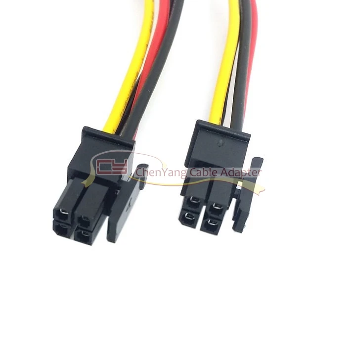 CY кабель CY 60 см ATX Molex Micro Fit разъем 4Pin штекер-Штекер кабель питания