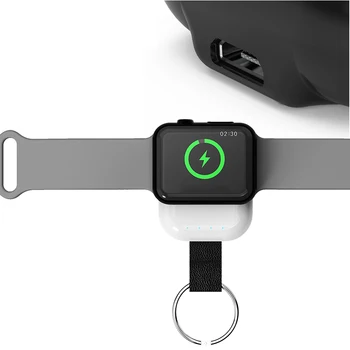 

External for Apple Watch KeyChain Battery Wireless Charger Mini New Wireless Charger Power Bank for Watch 1 2 3 4 Pack Portable