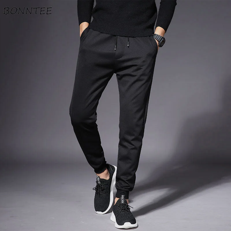 

Pants Men Trousers Korean Style Casual Ankle-length Mens High Quality Ulzzang Ankle-length Drawstring Hot Sale New Oversize Chic