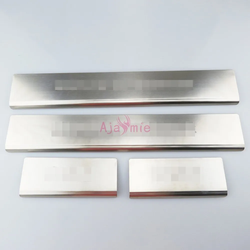 Stainless Steel Door Sill Scuff Plate Guard For Jeep Grand Cherokee 2011-2018