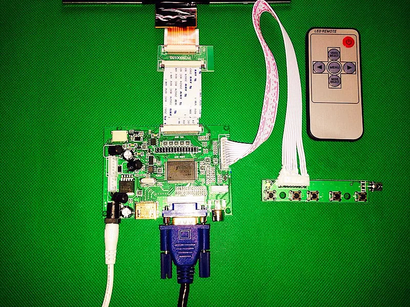 HDMI/VGA/AV Control Driver Board + 8