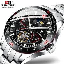 Fashion Luxury Tevise Mechanical Watches Men Automatic Watch Clock Male Business Waterproof Wristwatch Relogio Masculi