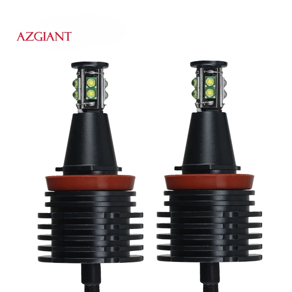 

2PCS Car headlamp for BWM H8 80W Angel Eyes 6000k white E82 E91 E92 E93 E60 E61 E63 E70 E71 E89 waterproof IP67 50000 Hours life