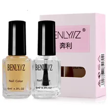 2pcs Brand Makeup Nail Polish Magic Super Matte Transparent Nails Art High Quality Base Coat Top Coat
