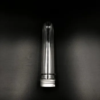 

40ml transparent mask bath salt test PET tube with aluminum cap,40cc,clear plastic cosmetic tube with pressure sensitive seal