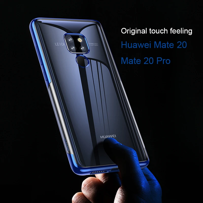 Чехол для huawei mate 20 Pro, мягкий силиконовый чехол, прозрачное покрытие, бампер, чехол для huawei mate 20/mate 20pro, чехол