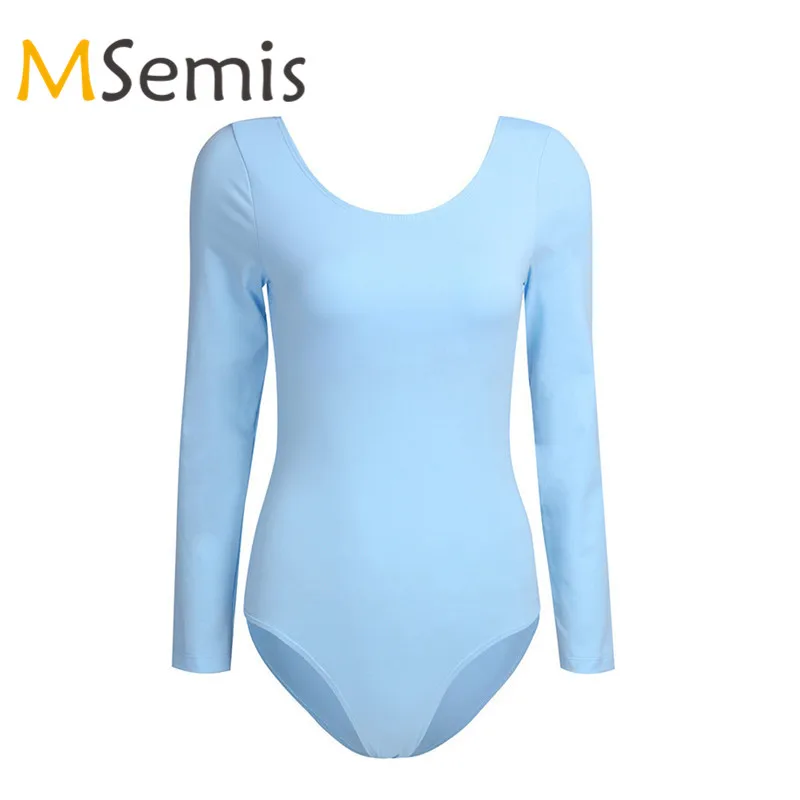 Ballet Leotards for Women Adult Built In Shelf Bra Gymnastics Leotard