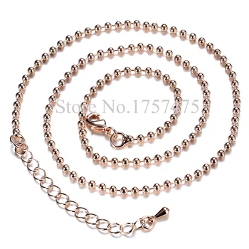 

TDIYJ 100cm Rose Gold Ball Chain 150pcs for Melanie