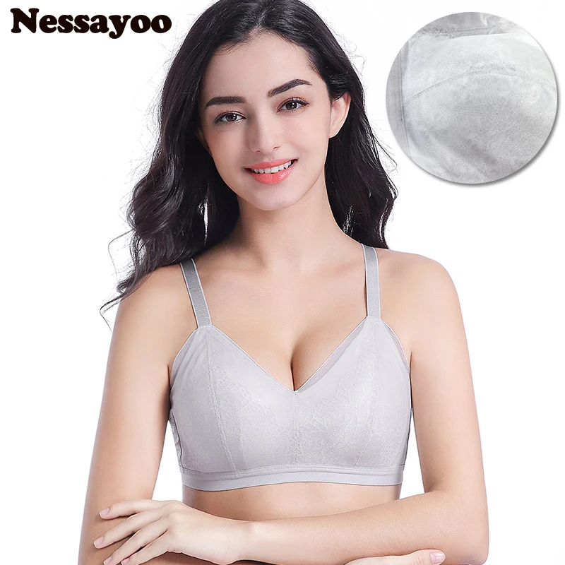 

No Rims Sleep Women Underwear Embroidery Floral Push Up Bras Lingerie Plus Size L XL XXL XXXL Unlined Wireless Bra Sexy Lingerie