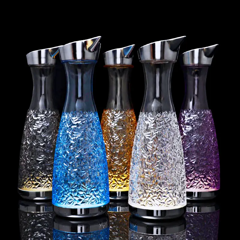 Diamond juices fruit juice pot Acrylic Jar Plastic juices Drills pot PC