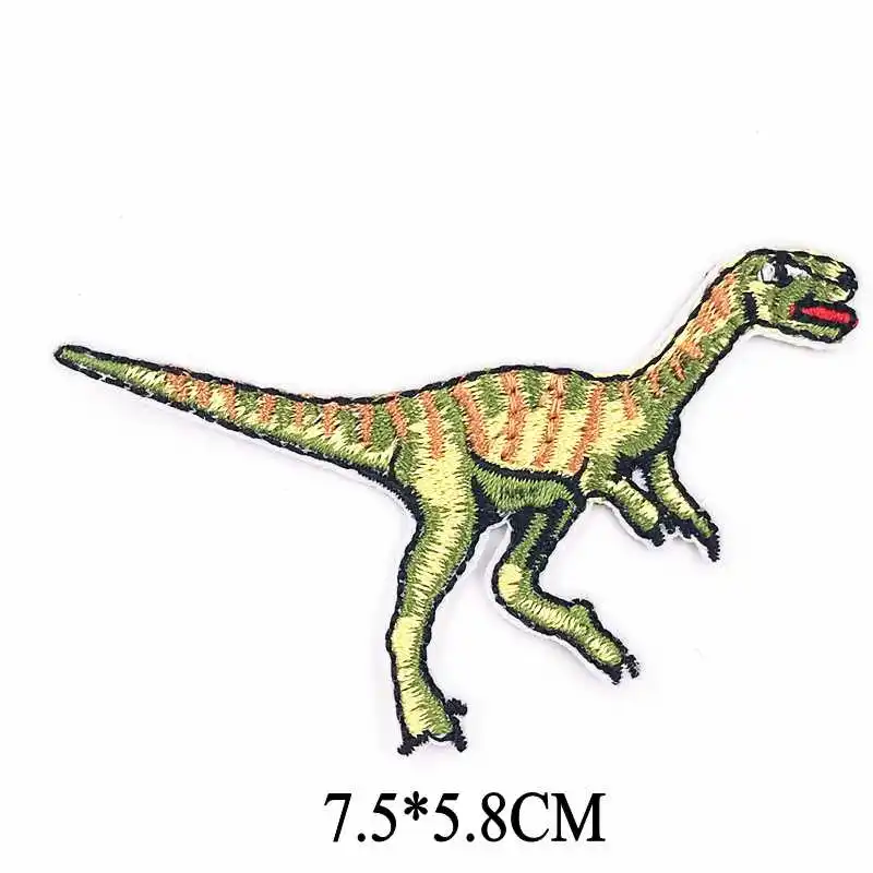 1 шт. нашивки мультики динозавра, железные на швейных нашивки значки тканевые аксессуары DIY Парк Юрского периода фильмы Parches аниме