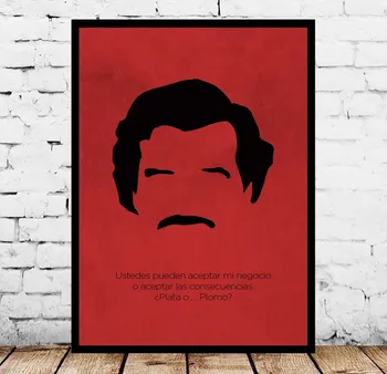

Pablo Escobar Character Legend Poster Canvas Painting