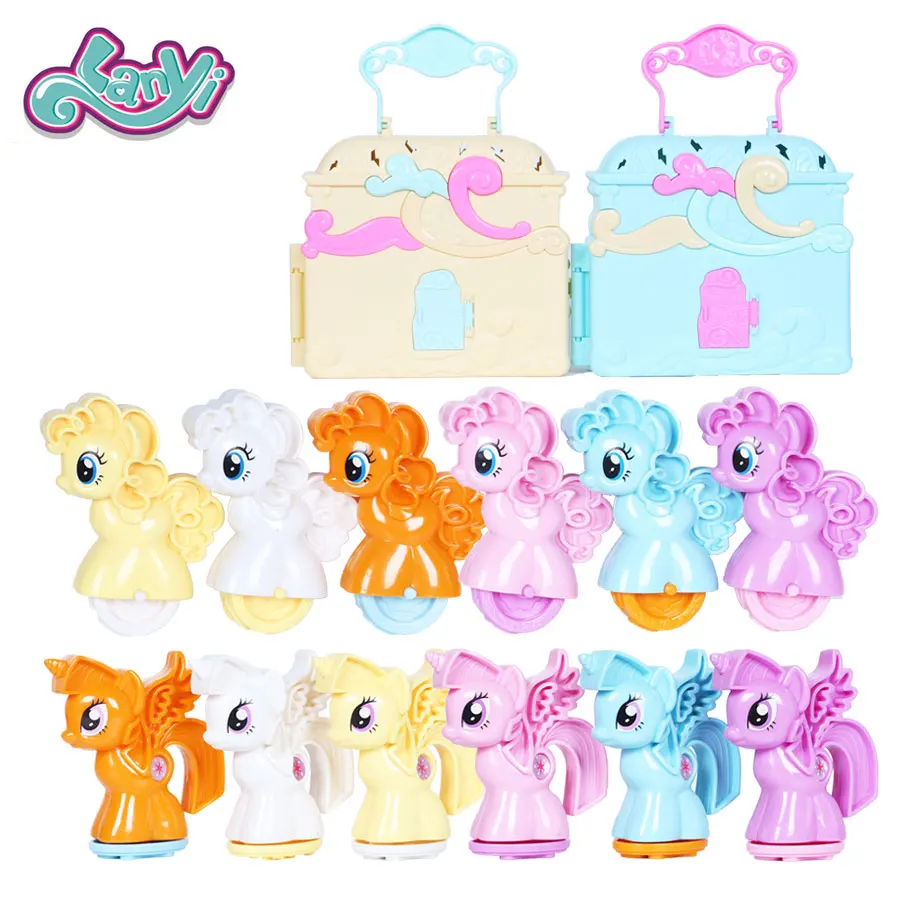 Оригинальная сумка Lanyitoys my little horse набор из полимерной глины для девочек подарки