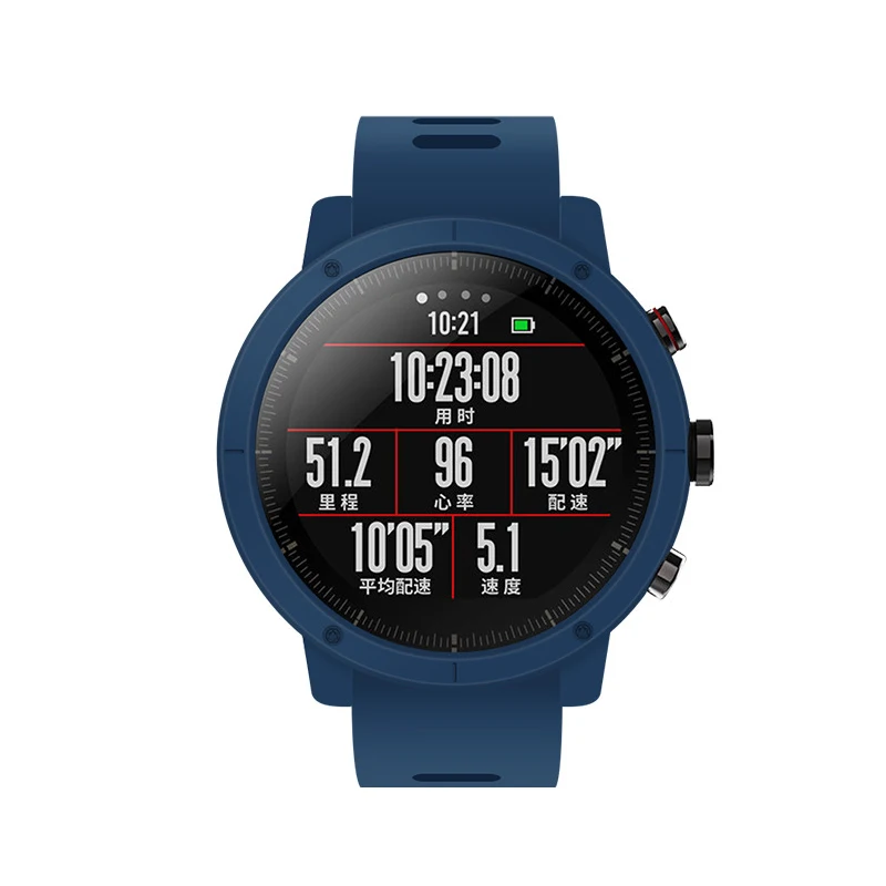 PC защитный чехол для Xiaomi Huami Amazfit Stratos 2 2s Чехол для смарт часов полный защитный чехол s красочный чехол для часов