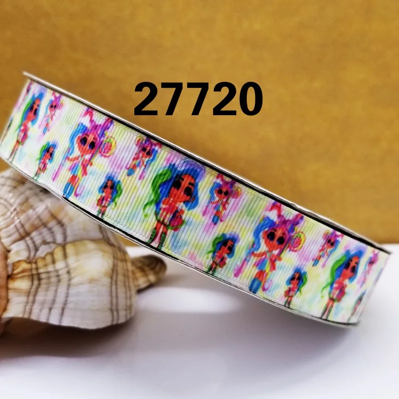 50 двор мультфильм печатных grosgrain ленты 28256 - Цвет: 27720