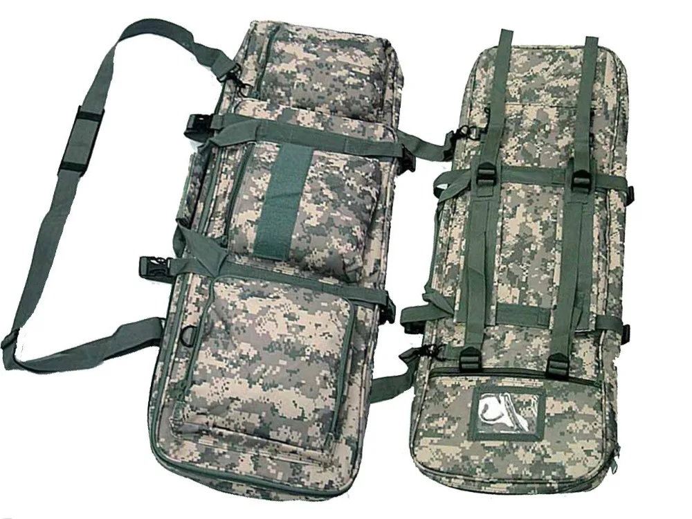 Tactical Rifle Sniper Carrying Case Gun Bag Double Pack Airsoft Hunting