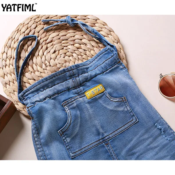 YATFIML/ г. весенне-осенний джинсовый комбинезон для мальчиков и девочек, джинсы для детей, джинсовые комбинезоны для малышей детский комбинезон, От 0 до 3 лет