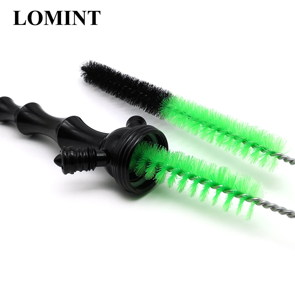 LOMINT Black Green Hookah Cleaning Brush for MYA AMY Starbuzz Shisha Narguile Nargile Chicha