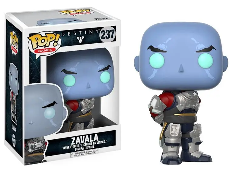 

2017 Funko pop Official Games: Destiny - Zavala Vinyl Action Figure Collectible Model Toy with Original Box