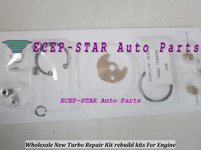 Комплект для ремонта Turbo TD04 49177 01510 масло Mitsubishi Pajero L200 L300 Delica Shogun 1984 4D56 2.5L 3