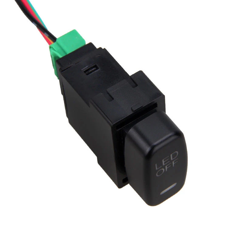 12V автомобильный светодиодный светильник для противотуманных фар, нажимные переключатели вкл/выкл W/кабель для Pajero