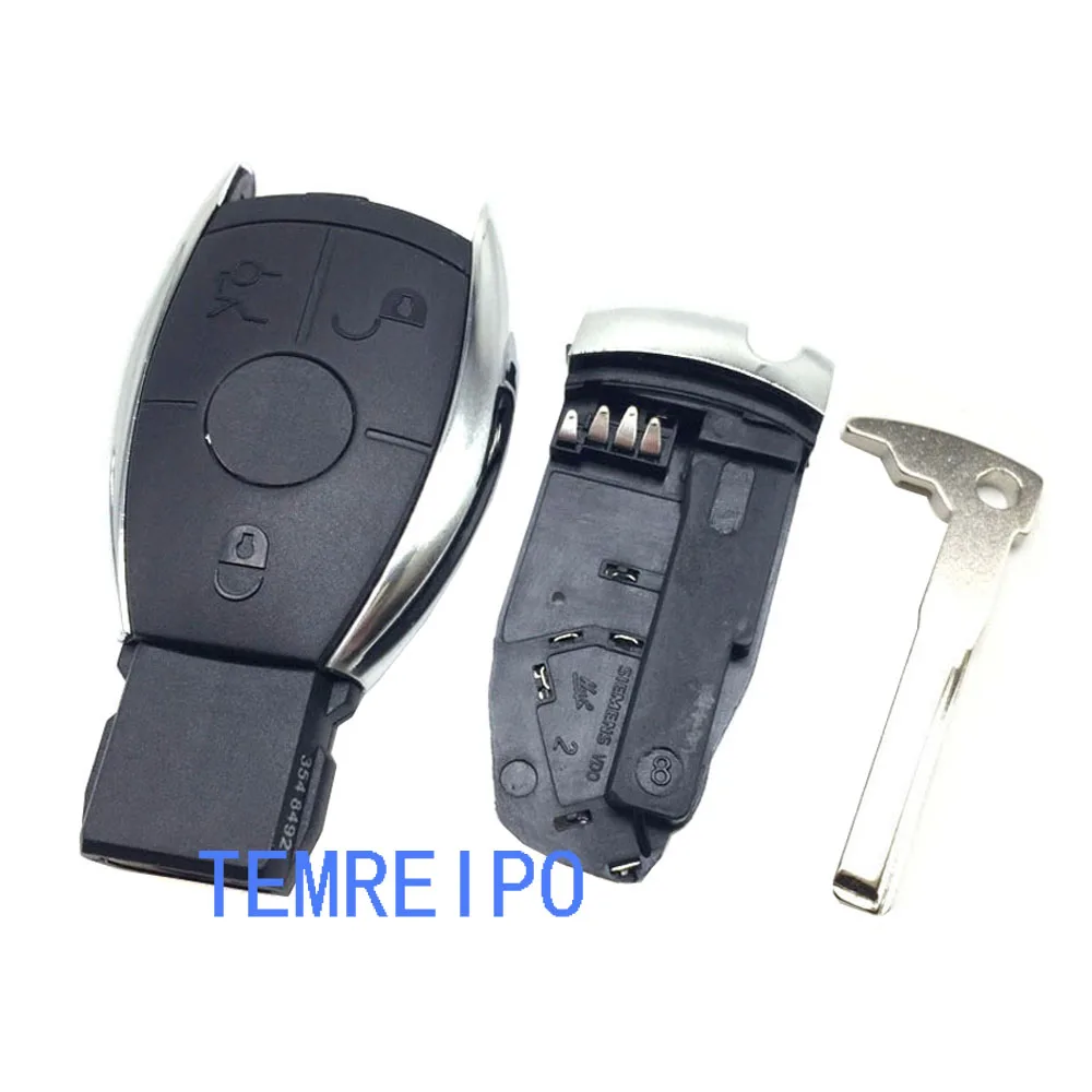 3 кнопочный Корпус ключа дистанционного управления для Mercedes Benz W203 W210 W211 AMG W204 C E S CLS