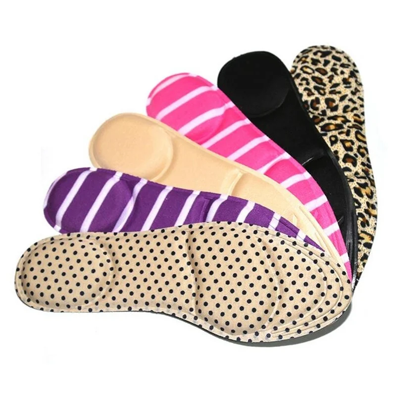

Hot Women High Heels Sponge 3D Shoe Insoles Cushions Pads DIY Cutting Sport Arch Support Orthotic Feet Care Massage Good Quality