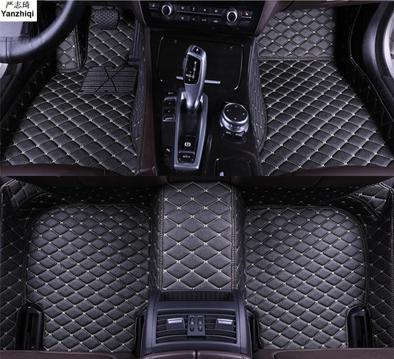 

Upgrade leather car floor mats for Kia Optima Kia K5 Jf 2016 2017 2018 Custom foot Pads automobile carpet car covers