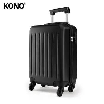 

KONO 19" Cabin Suitcase Rolling Hand Luggage Travel Check in Carry on Trolley Case Bag 4 Wheels Spinner Hardside ABS YD1872L