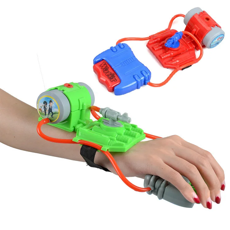Летний Водяной пистолет на запястье мини ручной детский открытый игрушки для плавания блистер карты установлен