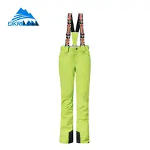 Новые зимние уличные спортивные альпинистские походные брюки ветрозащитные водонепроницаемые лыжные штаны для сноуборда Женские панталоны Mujer зимние комбинезоны