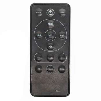 

Used Remote Control Rz6 for iHome Alarm Clock Radio Docks IP42 IP43 IP44 Black