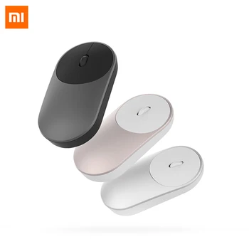

Original Xiaomi Mi Wireless Mouse Portable Game Mouses Aluminium Alloy ABS Material 2.4GHz WiFi Bluetooth 4.0 Control Connect
