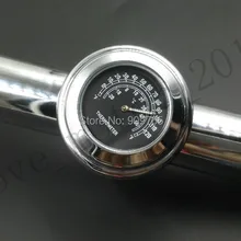 7/"-1" Руль барный термометр для Honda Dream Sport Touring 305 Interceptor 700 750 MTX 125 200 на заказ хром