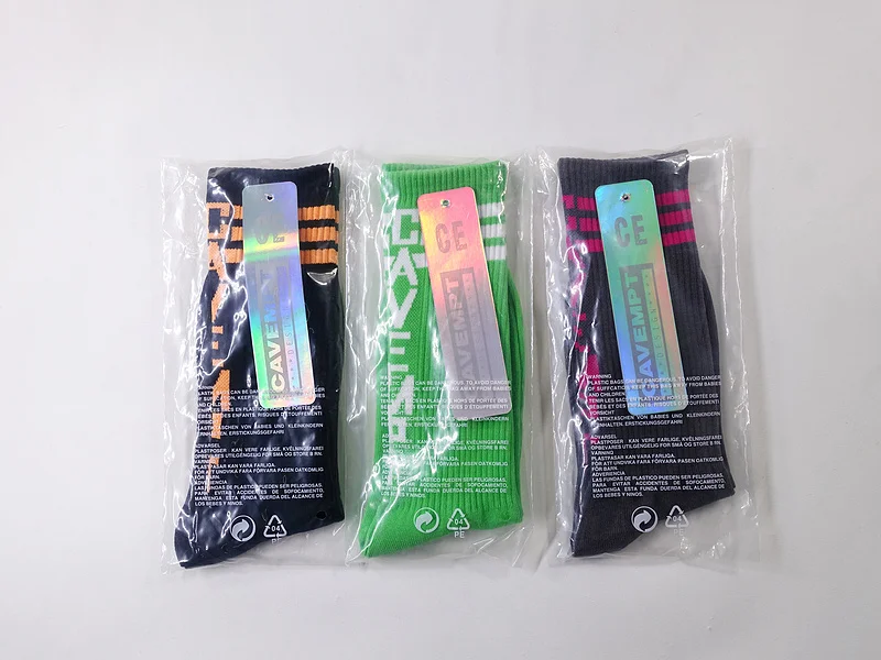 2019 CAV EMPT C.E носки с вышивкой логотипа для женщин и мужчин хип хоп уличная одежда