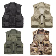 Multi-pocket Quick Dry Breathable Fihshing Vest Outdoor Sports Fishing Vest Backpack 4 Colors Size M/L/XL/XXL Fish Accessory