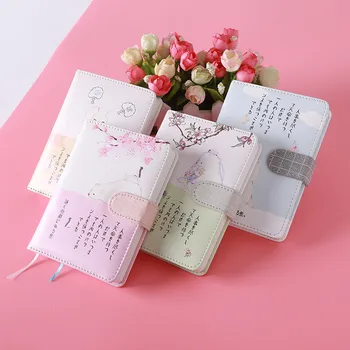 

Coloffice Cute Color Page Leather Fresh Notebook Simple Sketchbook Diary Creative Handbook Students Stationery Office Supplies