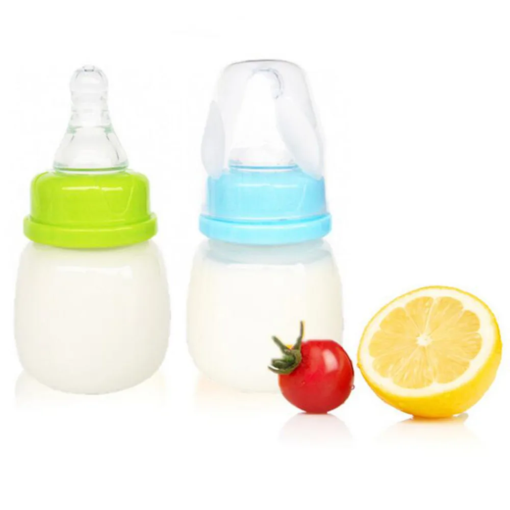 Новинка, бутылочка для кормления младенцев 0-18 месяцев, 60 мл, полипропиленовая бутылочка для кормления соком и молоком, мини жесткость, детские бутылочки и соски
