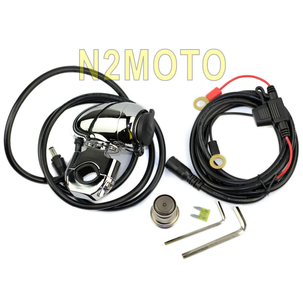 Велосипедный прикуриватель 1 дюйм 7/8 дюйма 12 В|usb lighter|usb usbchrome motorcycle |
