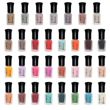 Женский матовый лак для ногтей для девочек, сатиновый бархат, длительное неpeelable лаковое гелевое покрытие для ногтей глянцевый красочный