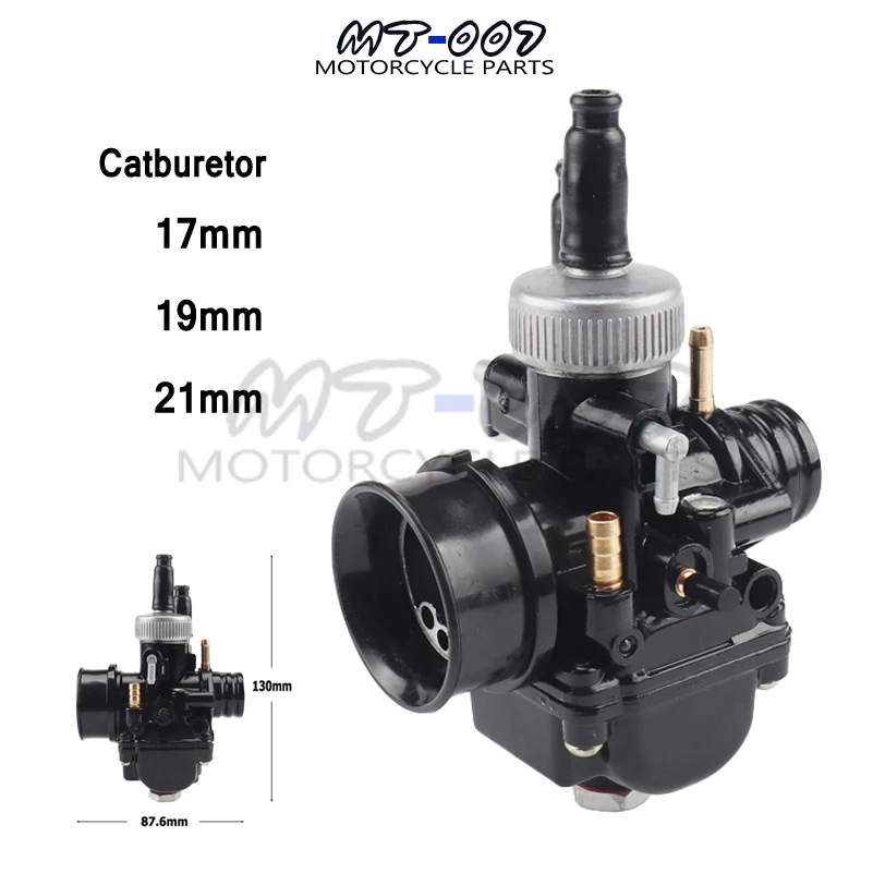 Черный гоночный мотоциклетный Карбюратор Carb 17 мм 19 21 Реплика Dellorto для PHBG Yamaha KTM Puch