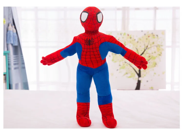 Мстители Человек-паук Аниме Мягкие плюшевые игрушки куклы красивые игрушки-животные для детей мультфильм день рождения Дети подарок