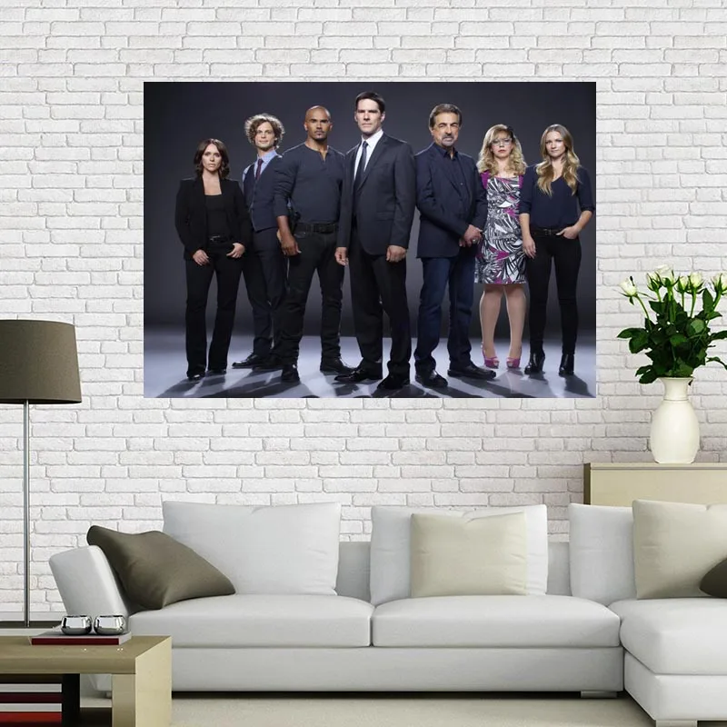 Стиль Criminal Minds заказной Шелковый Холст 27X40 см 30x45 см плакат «сделай сам» лучший подарок для детской комнаты Прямая - Цвет: 6