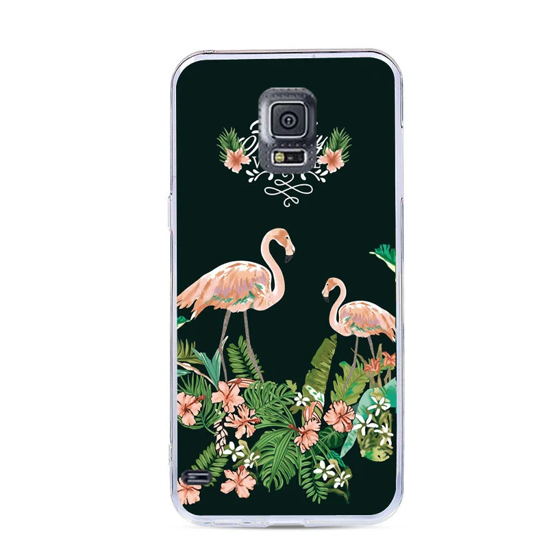 Чехол для samsung Galaxy S5 mini, прозрачный мягкий чехол из ТПУ для samsung S5mini SM-G800F G800, силиконовая задняя крышка 4,5" - Цвет: 75