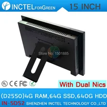 PANEL MINI PC LED touchscreen computer integration all in one touchscreen 4G RAM 64G SSD 640G HDD