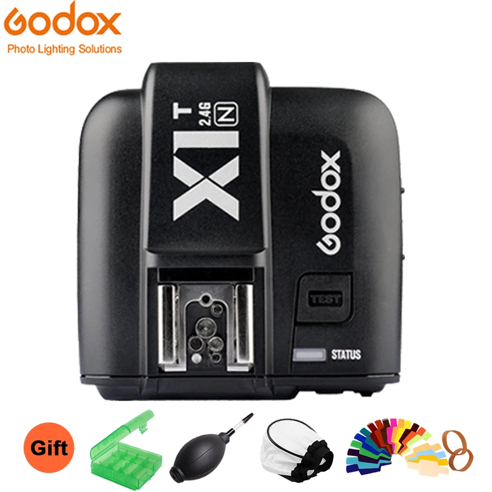 

Godox X1T-N i-TTL HSS 1/8000s 2.4G Wireless X System Power Control Flash Trigger with screen Only the Transmitter For Nikon